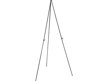 Quartet Instant Easel Display Easel, 63", Black Aluminum