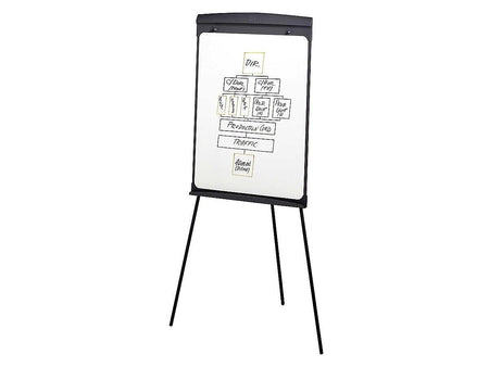 Quartet Magnetic Easel, 70", Graphite Metal