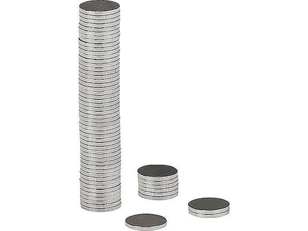 Quartet Matrix Magnets, Silver, 50/Pack