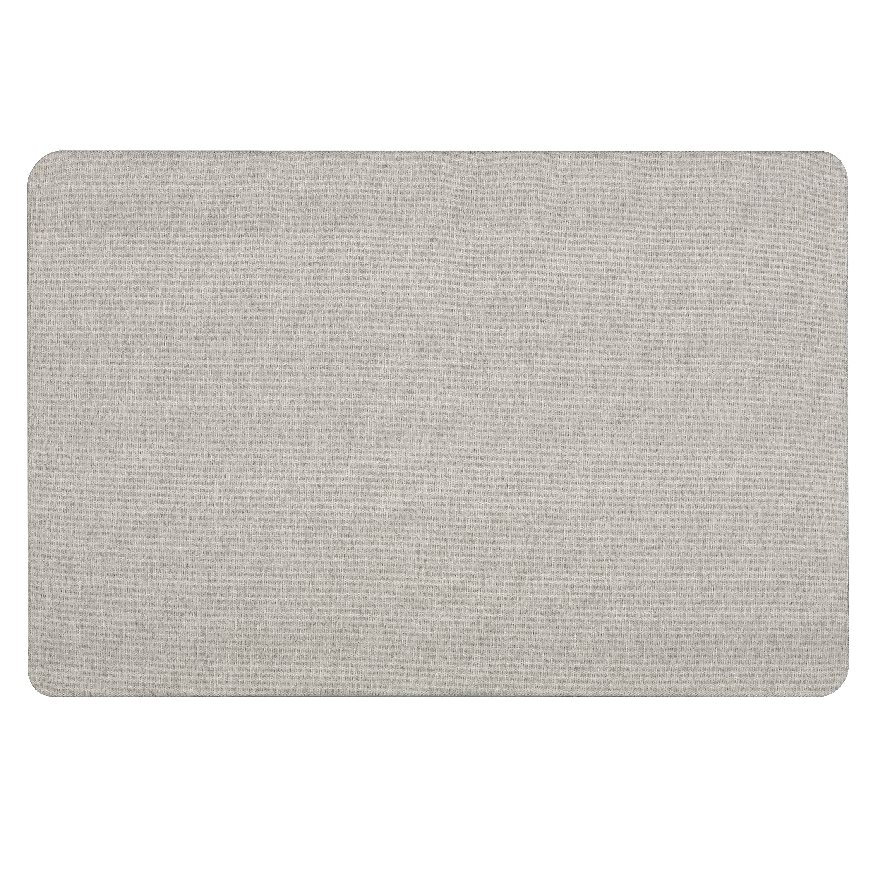 Quartet Oval Office Fabric Bulletin Board, Frameless, 3'H x 4'W