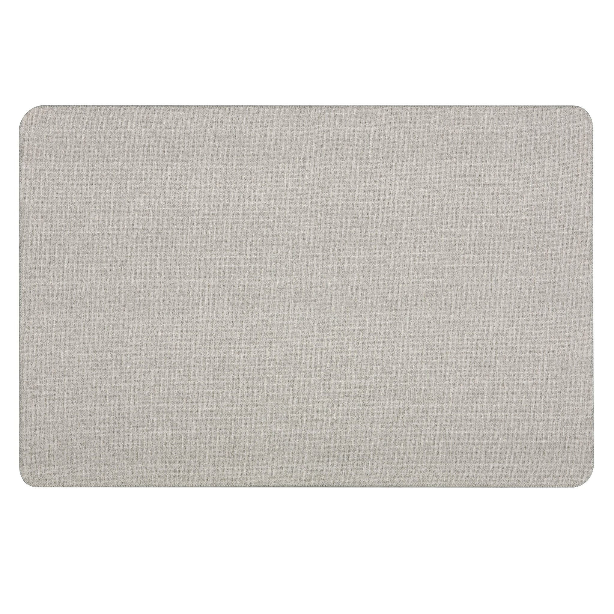 Quartet Oval Office Fabric Bulletin Board, Frameless, 3'H x 4'W