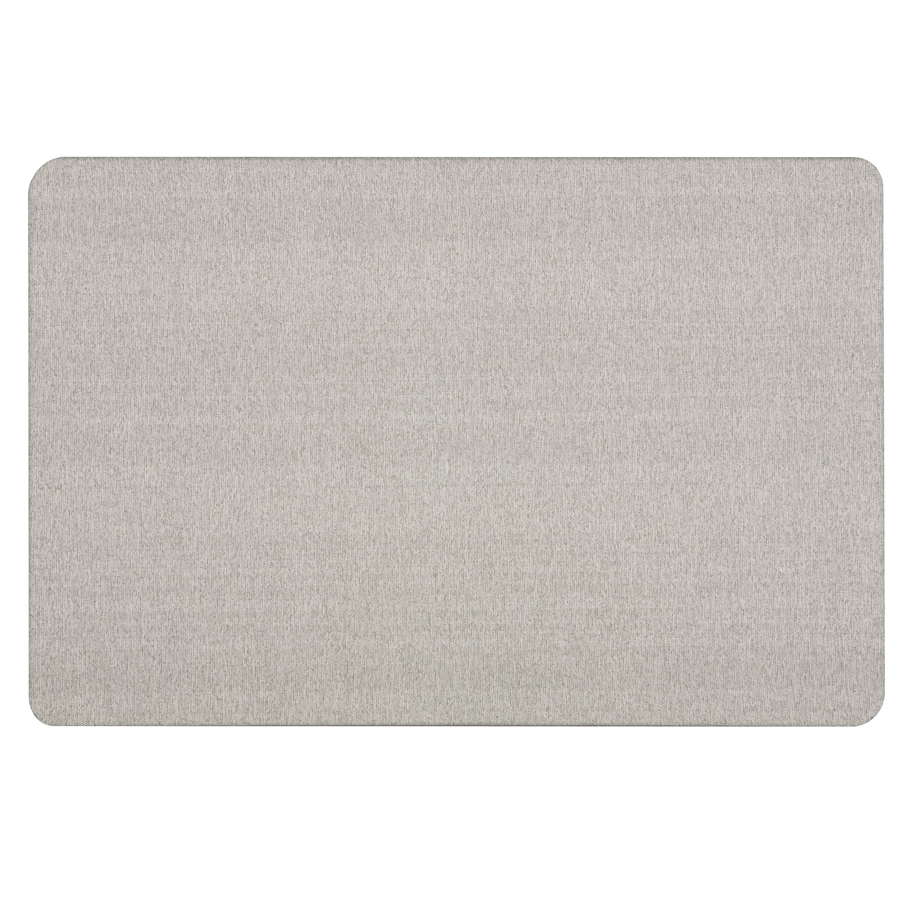 Quartet Oval Office Fabric Bulletin Board, Frameless, 3'H x 4'W