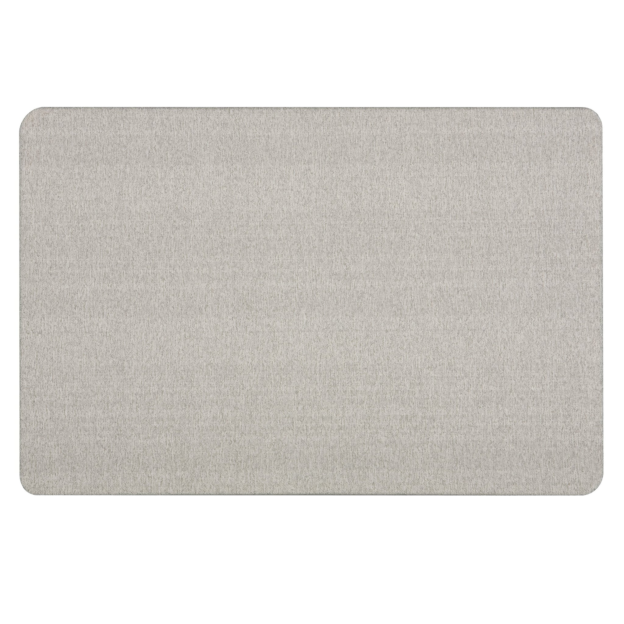 Quartet Oval Office Fabric Bulletin Board, Frameless, 3'H x 4'W