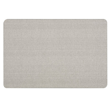 Quartet Oval Office Fabric Bulletin Board, Frameless, 3'H x 4'W