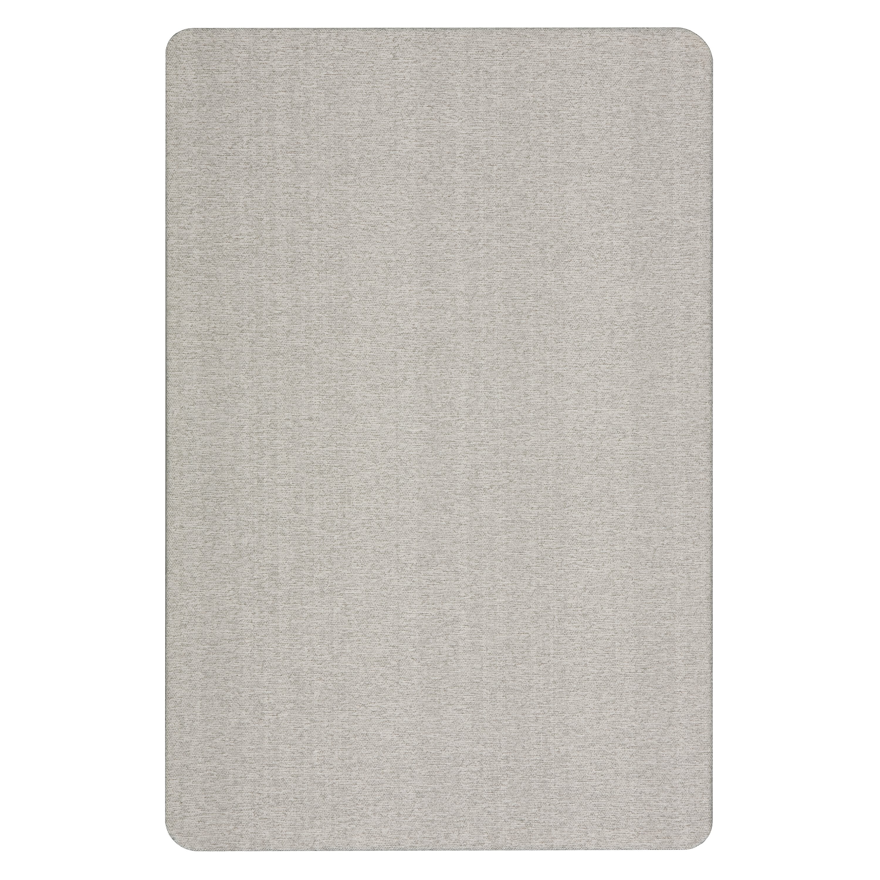 Quartet Oval Office Fabric Bulletin Board, Frameless, 3'H x 4'W