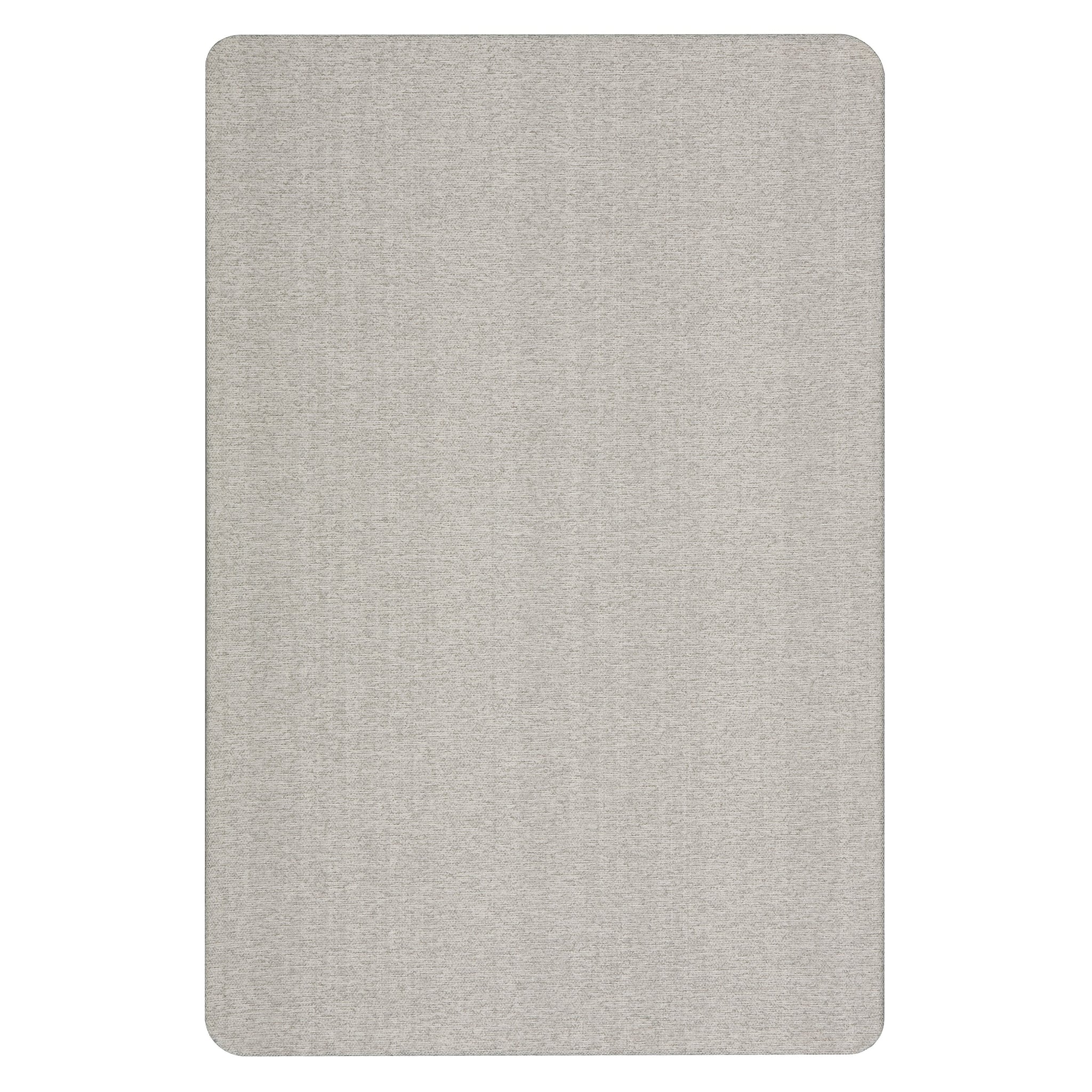 Quartet Oval Office Fabric Bulletin Board, Frameless, 3'H x 4'W