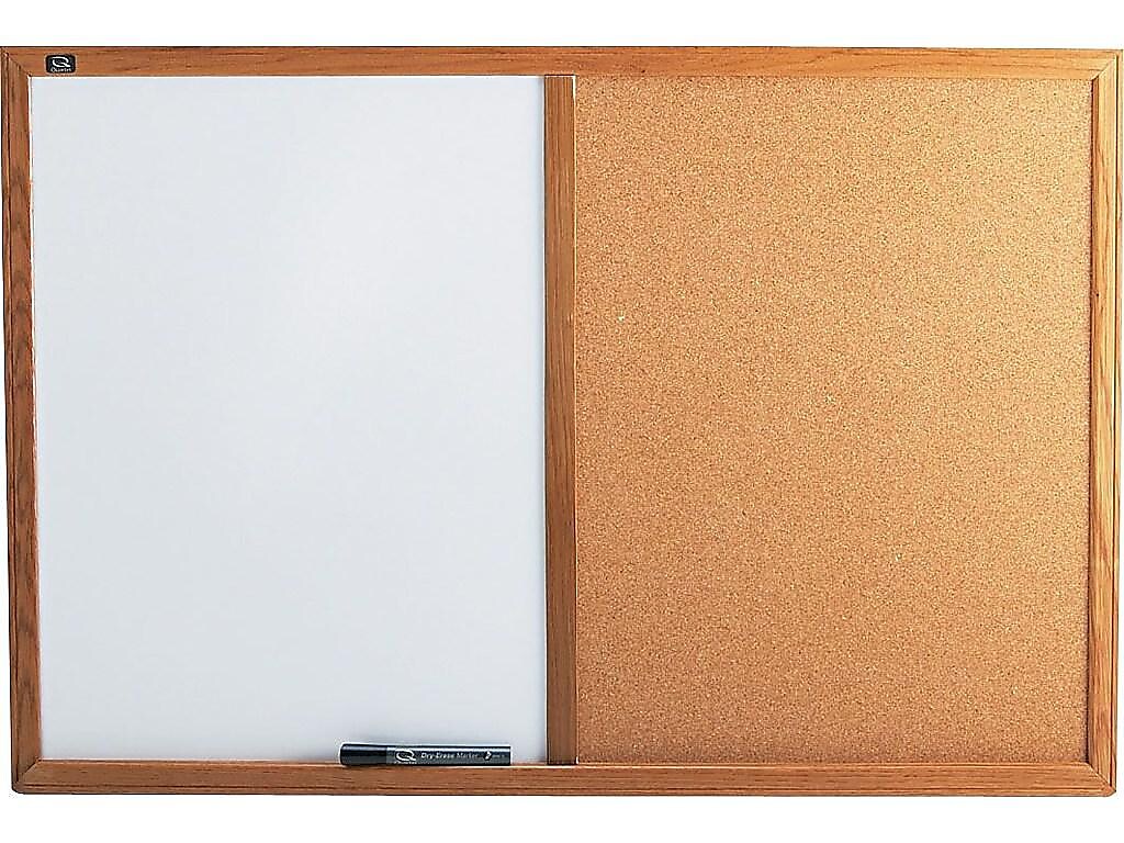 Quartet Standard Cork & Dry Erase Whiteboard, 3' x 2'