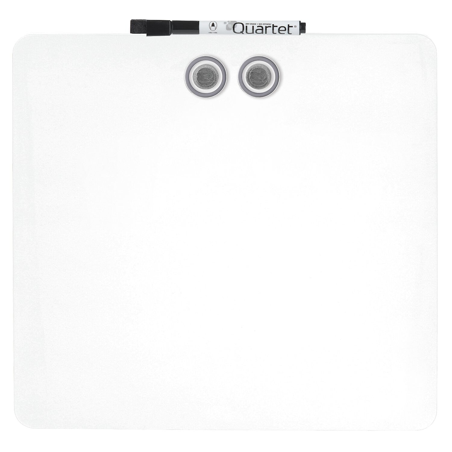 Quartet Tin Dry-Erase Board, 1' x 1', Assorted Colors
