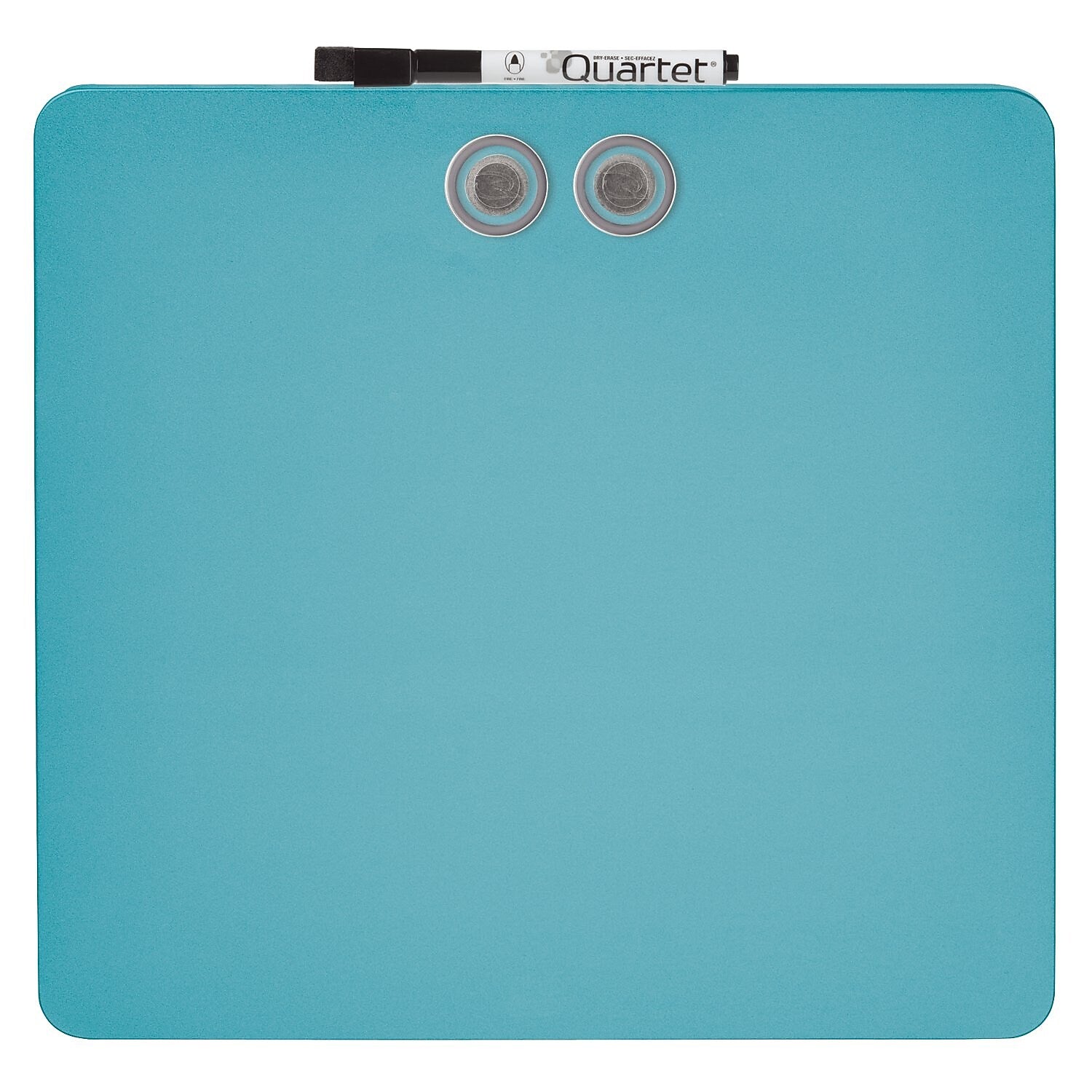 Quartet Tin Dry-Erase Board, 1' x 1', Assorted Colors