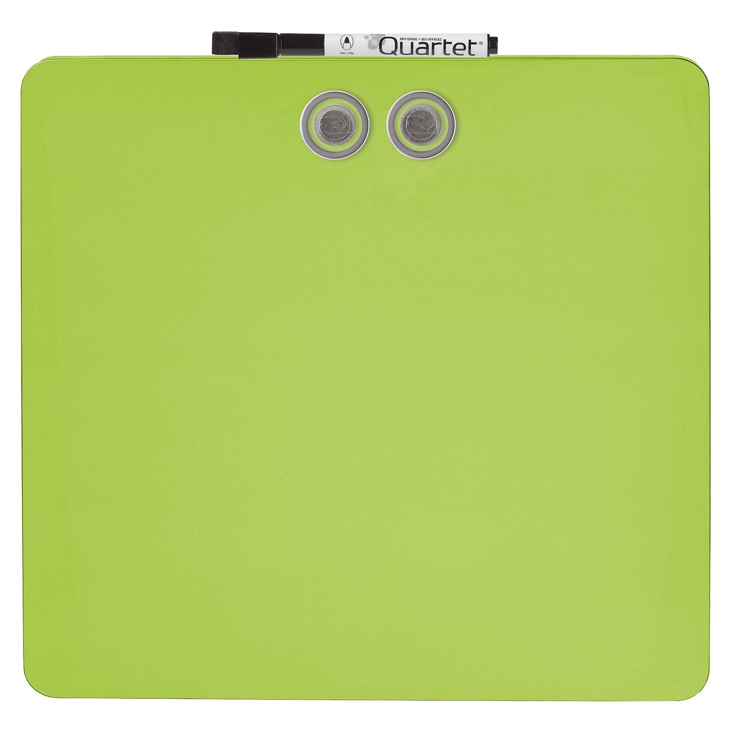 Quartet Tin Dry-Erase Board, 1' x 1', Assorted Colors