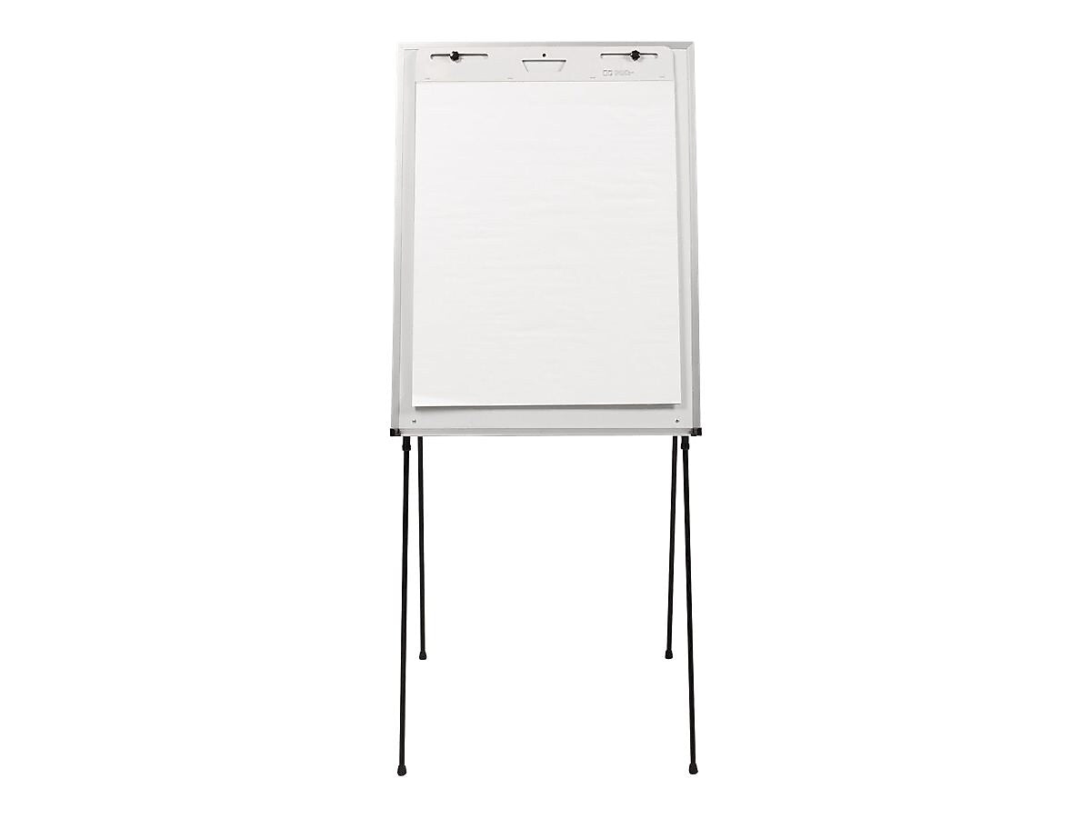 Quartet Total Erase Flip Chart Easel, 70", Black Steel