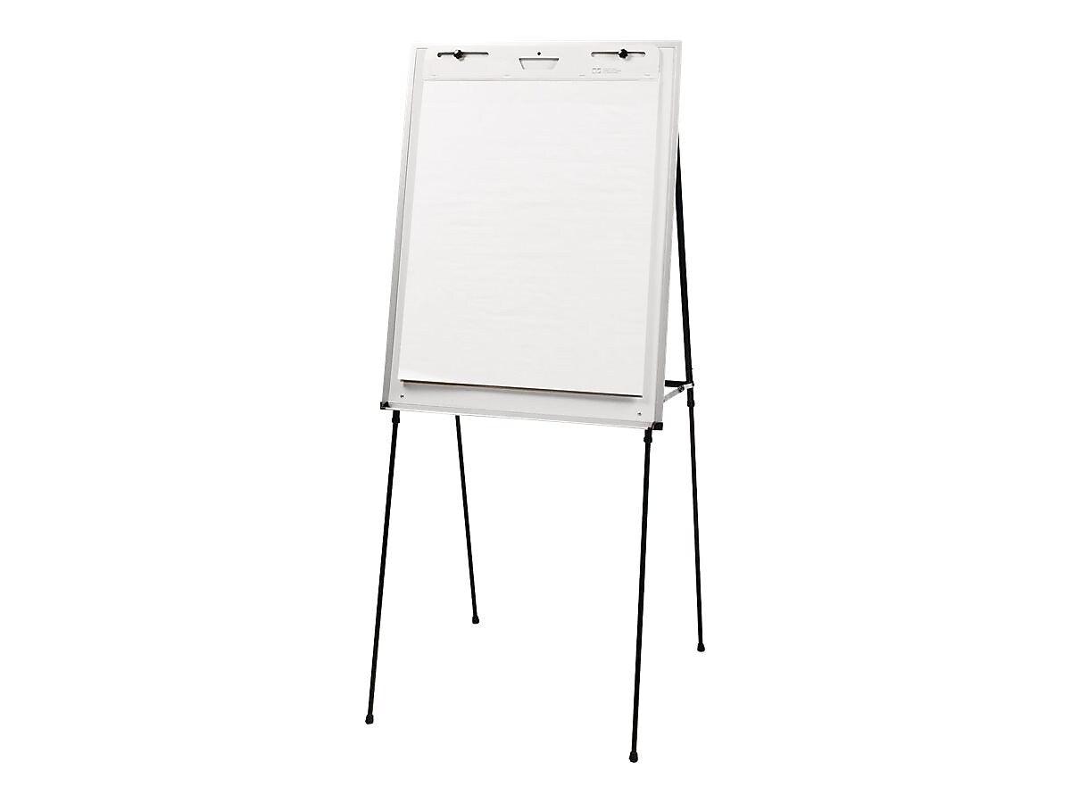 Quartet Total Erase Flip Chart Easel, 70", Black Steel