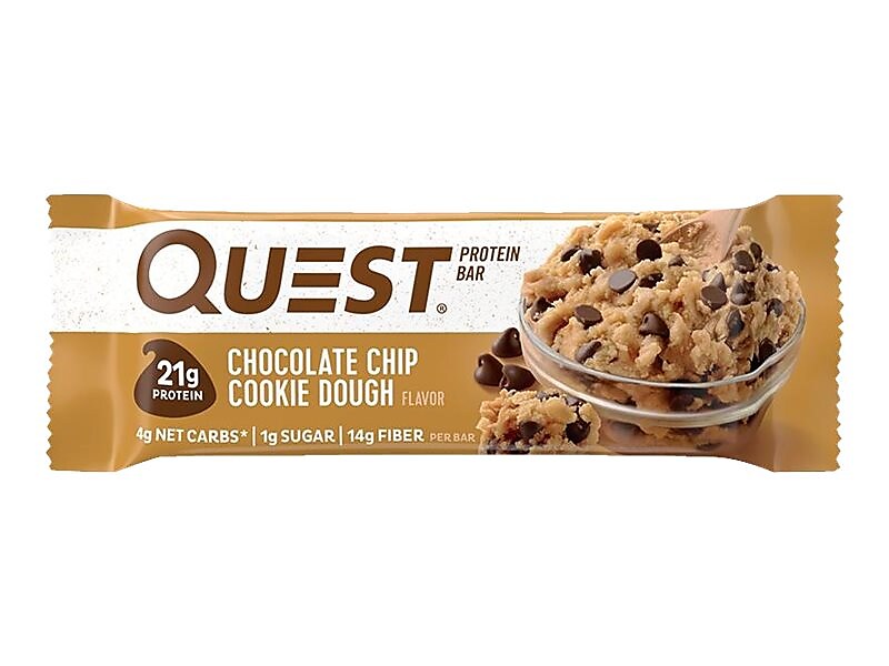 Quest Gluten Free Chocolate Chip Protein Bar, 2.12 oz, 12/Box