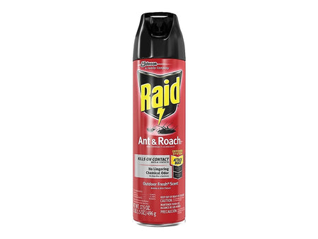 Raid Ant & Roach Killer 26 Aerosol for Ants & Roaches, Outdoor Fresh Scent, 17.5 oz.