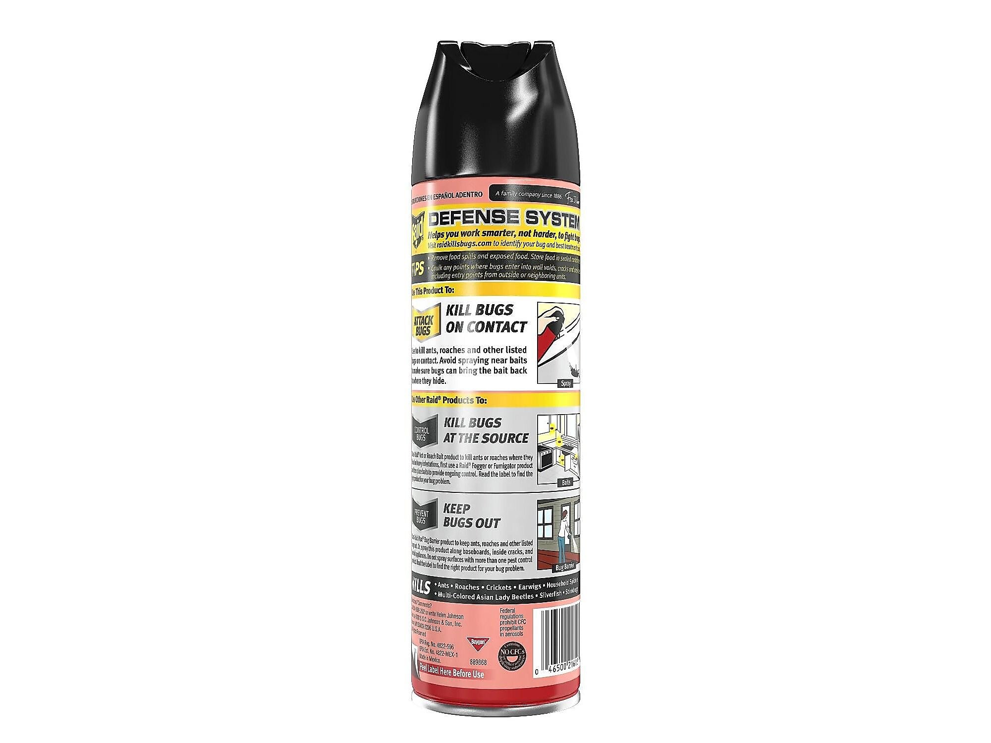 Raid Ant & Roach Killer 26 Aerosol for Ants & Roaches, Outdoor Fresh Scent, 17.5 oz.
