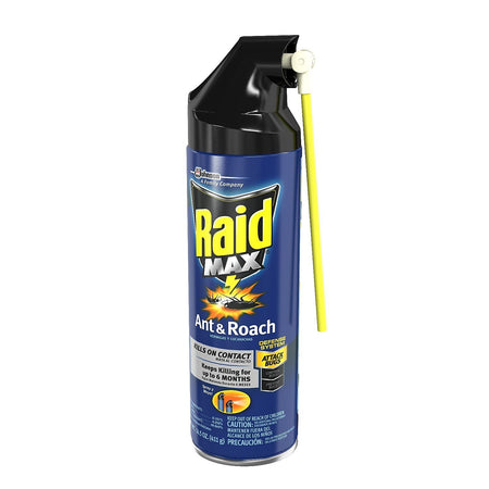 Raid Max Ant & Roach Killer, 14.5 oz.