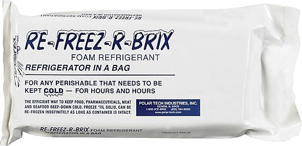 Re-Freez-R-Brix Cold Pack, 31 oz., 9" x 4", 12/Pack