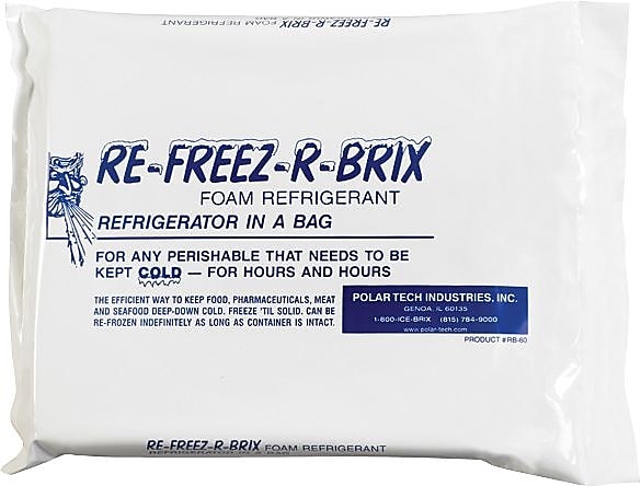 Re-Freez-R-Brix Cold Pack, 64 oz., 9
