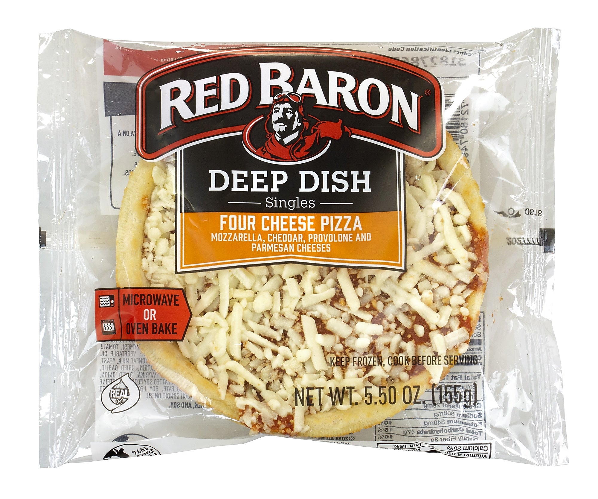 Red Baron Deep Dish Pizza Singles Variety Pack, 12/Pack