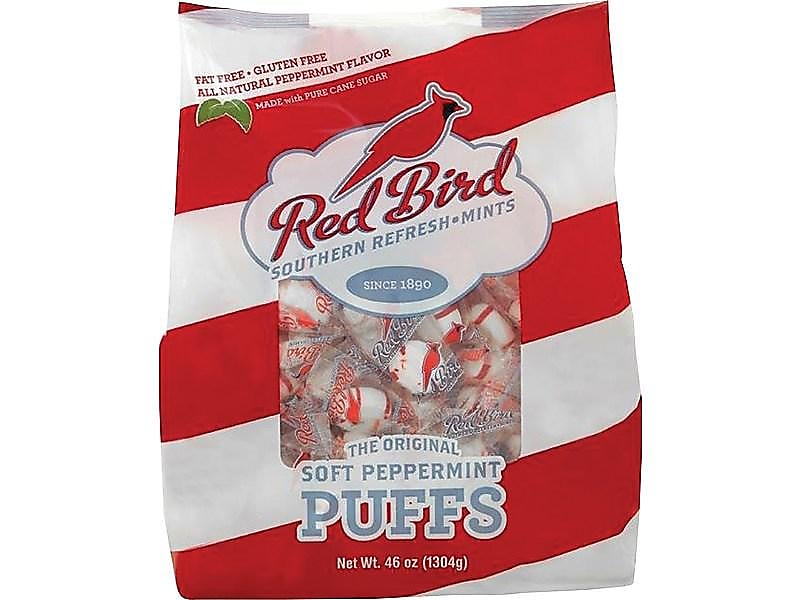 Red Bird Puffs Peppermint Mints, 46 oz.,