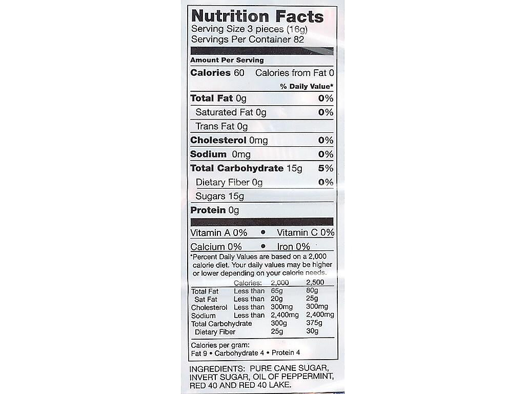 Red Bird Puffs Peppermint Mints, 46 oz.,
