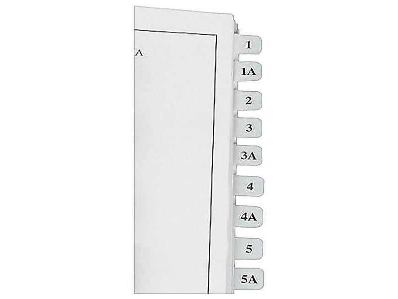Redi-Tag Laser Tabs, White, 0.44