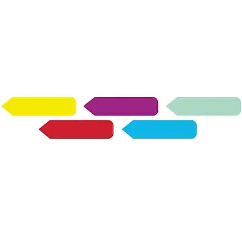 Redi-Tag® Mini Arrow Page Flags, Blank, Assorted Colors, 1 1/4