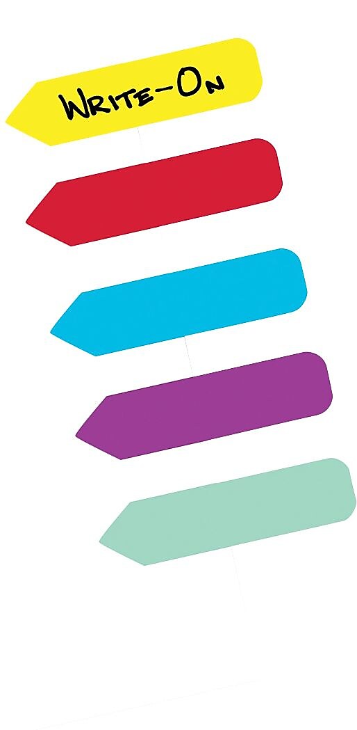 Redi-Tag® Mini Arrow Page Flags, Blank, Assorted Colors, 1 1/4