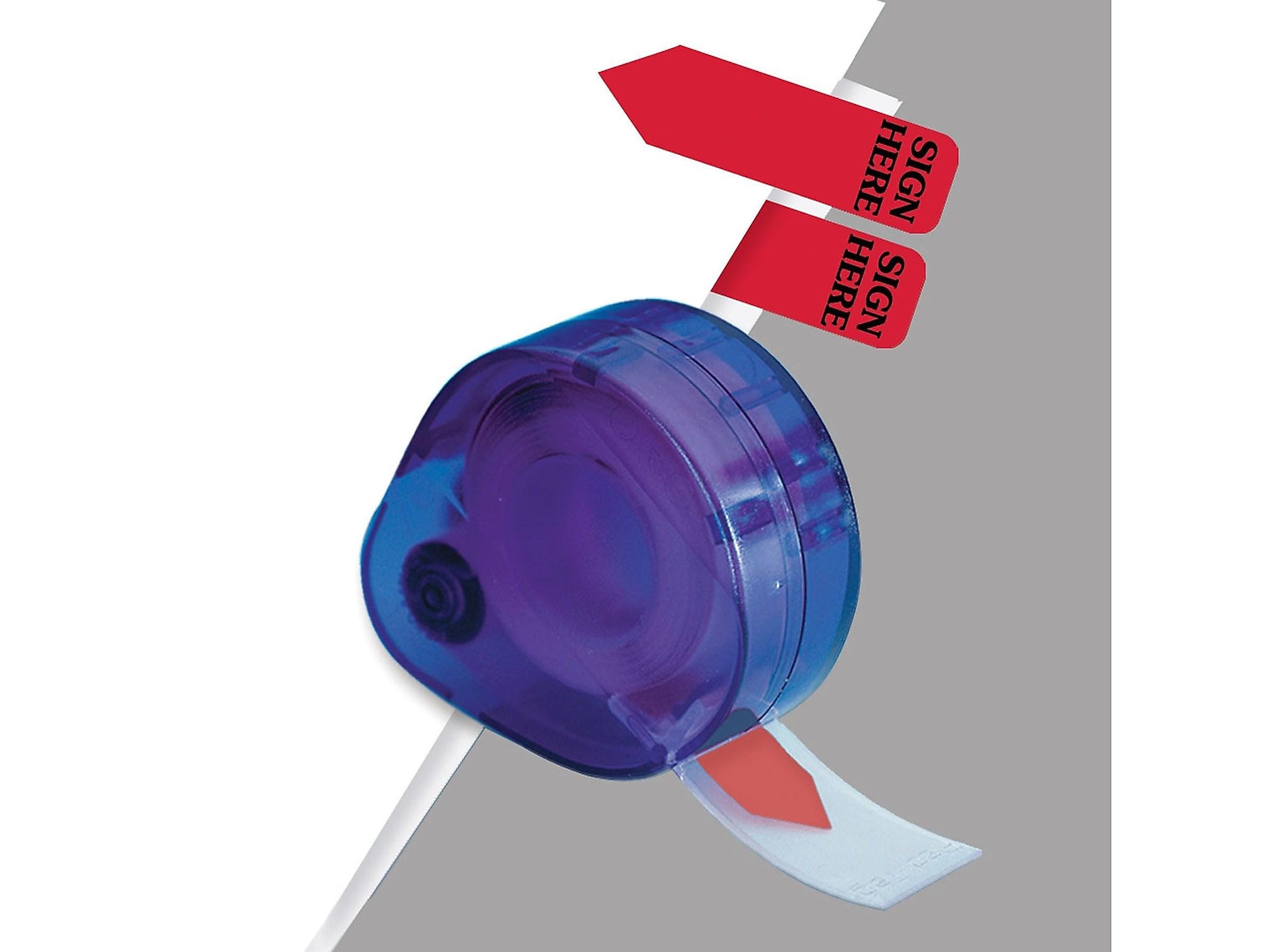Redi-Tag Sign Here Flags, Red, 1.88