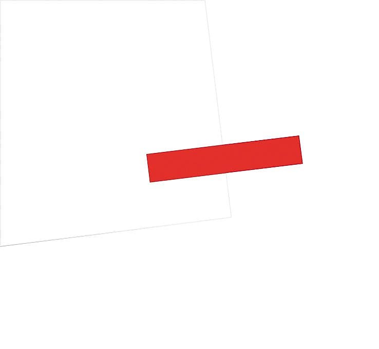 Redi-Tag Small Page Flags, Red, 300/Pack