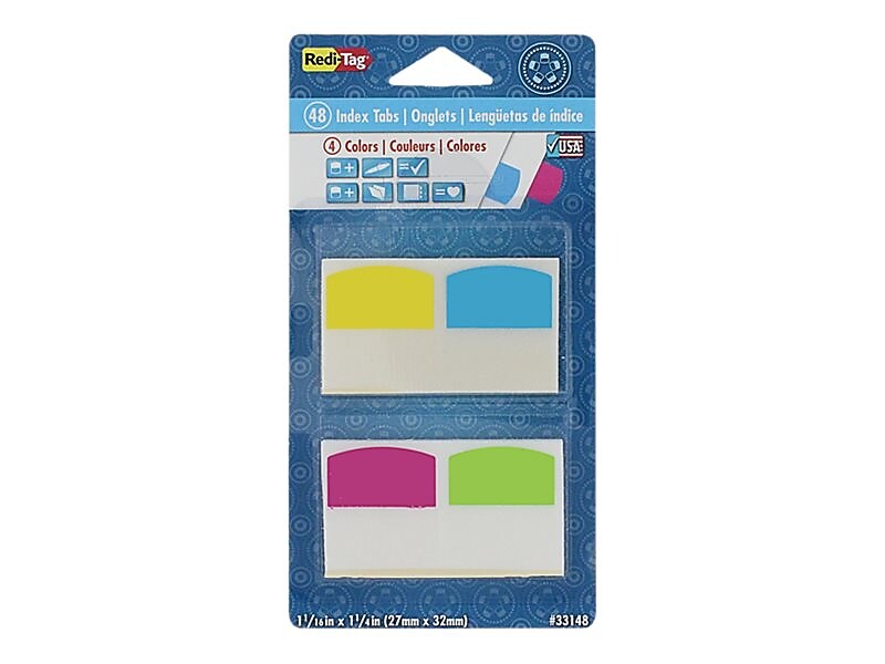Redi-Tag Tabs, Assorted Colors, 1.06