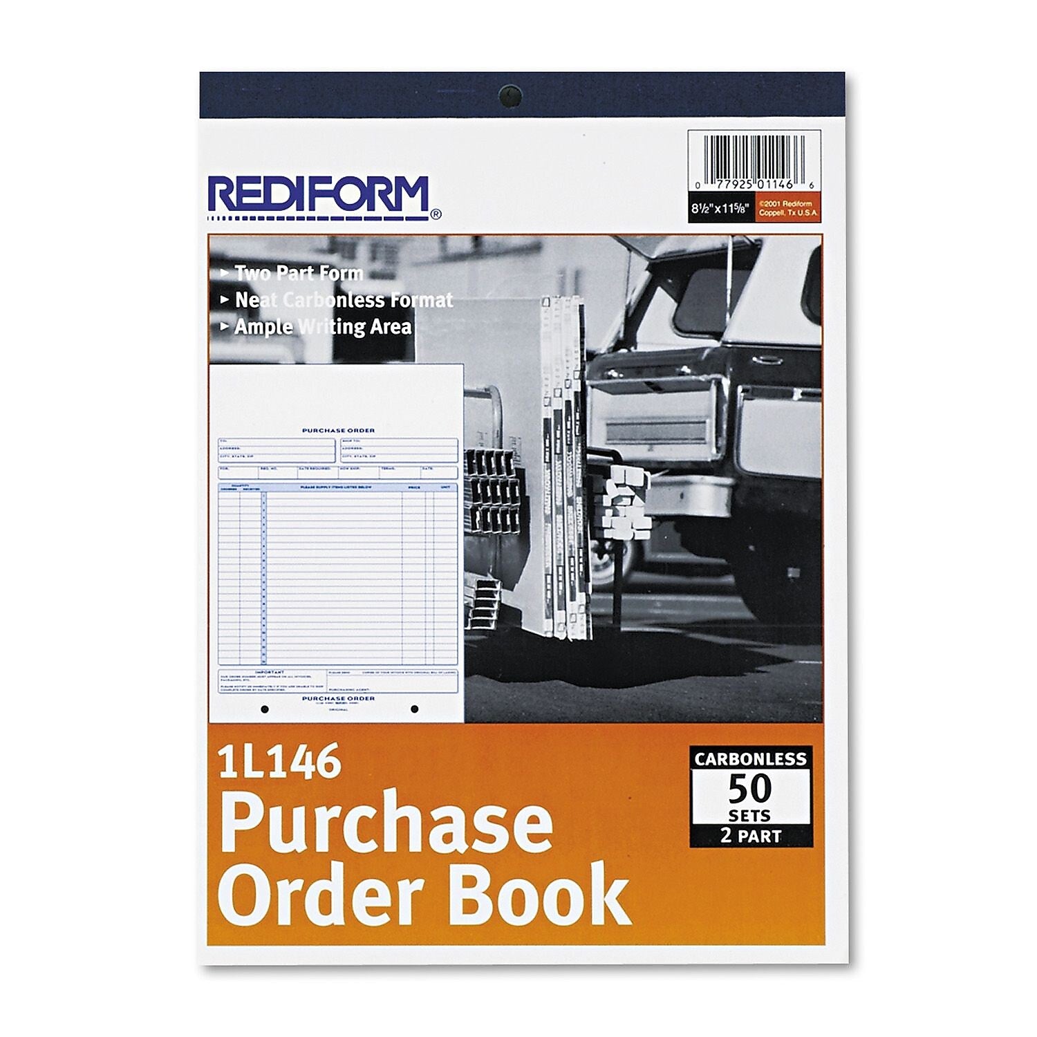 Rediform 2-Part Carbonless Purchase Requisitions, 8.5