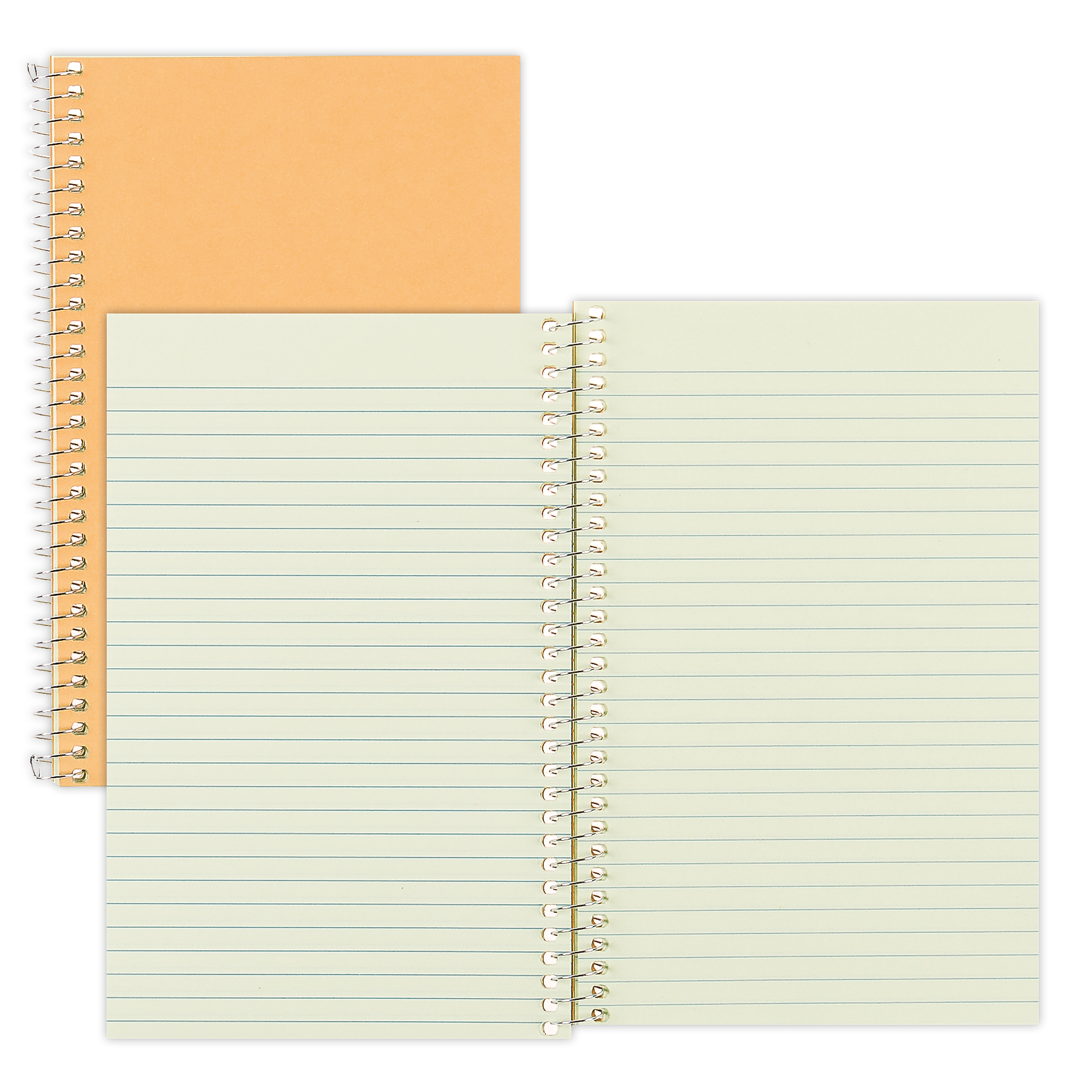 Rediform Brown Board Cover 1-Subject Notebooks, 5