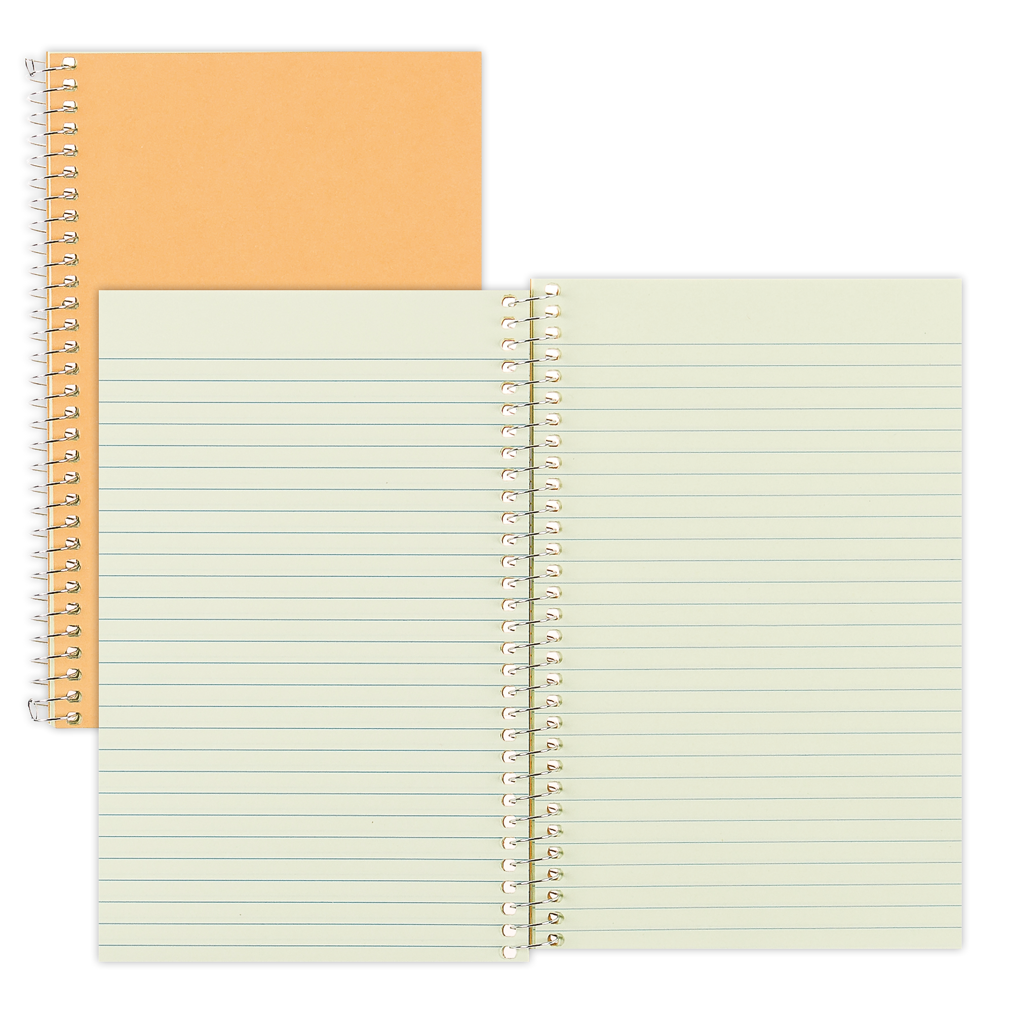 Rediform Brown Board Cover 1-Subject Notebooks, 5