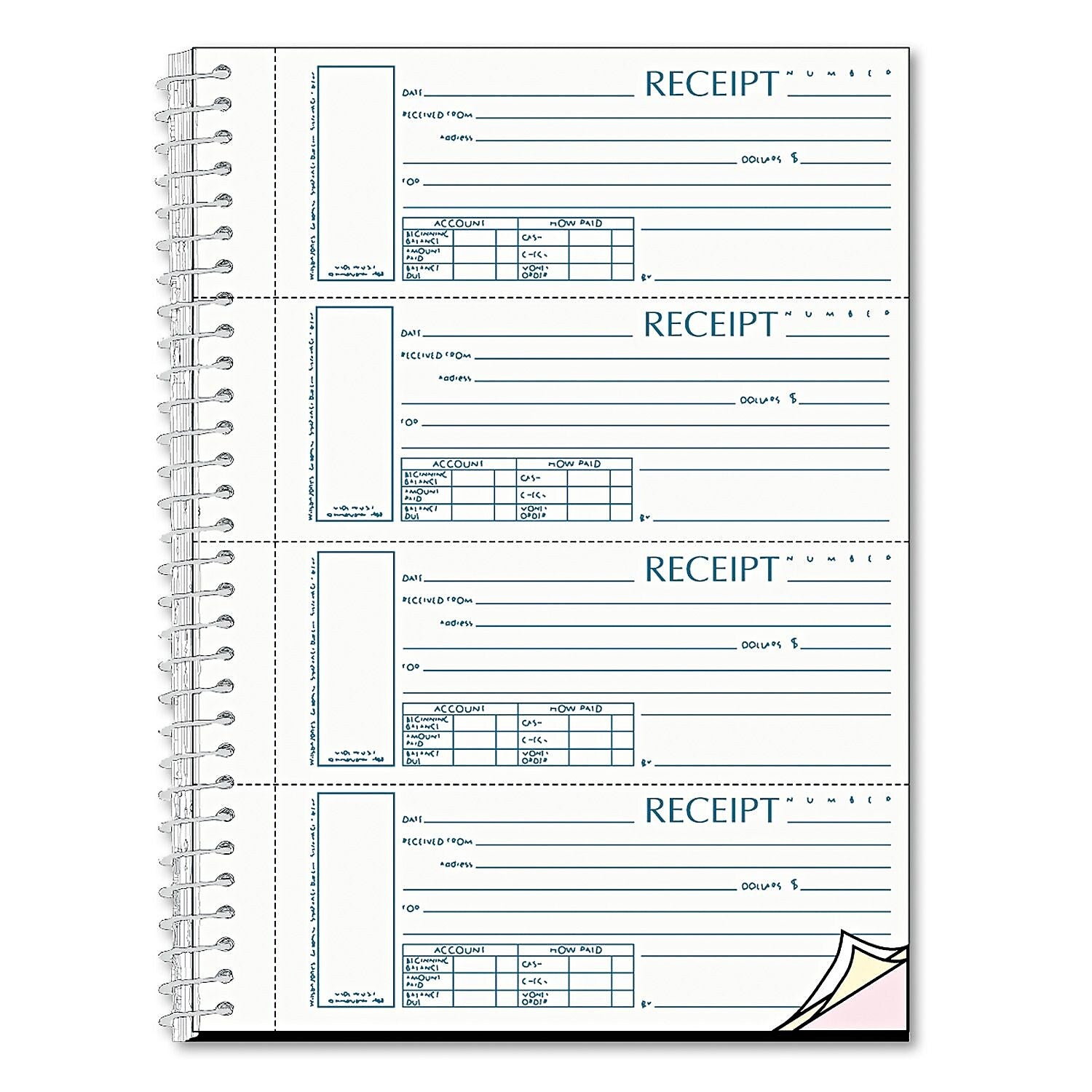 Rediform Money Receipt Book, 2 3/4