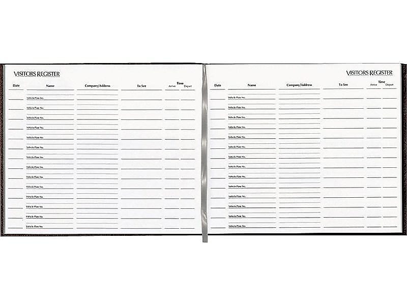 Rediform Visitor Book, 9.88