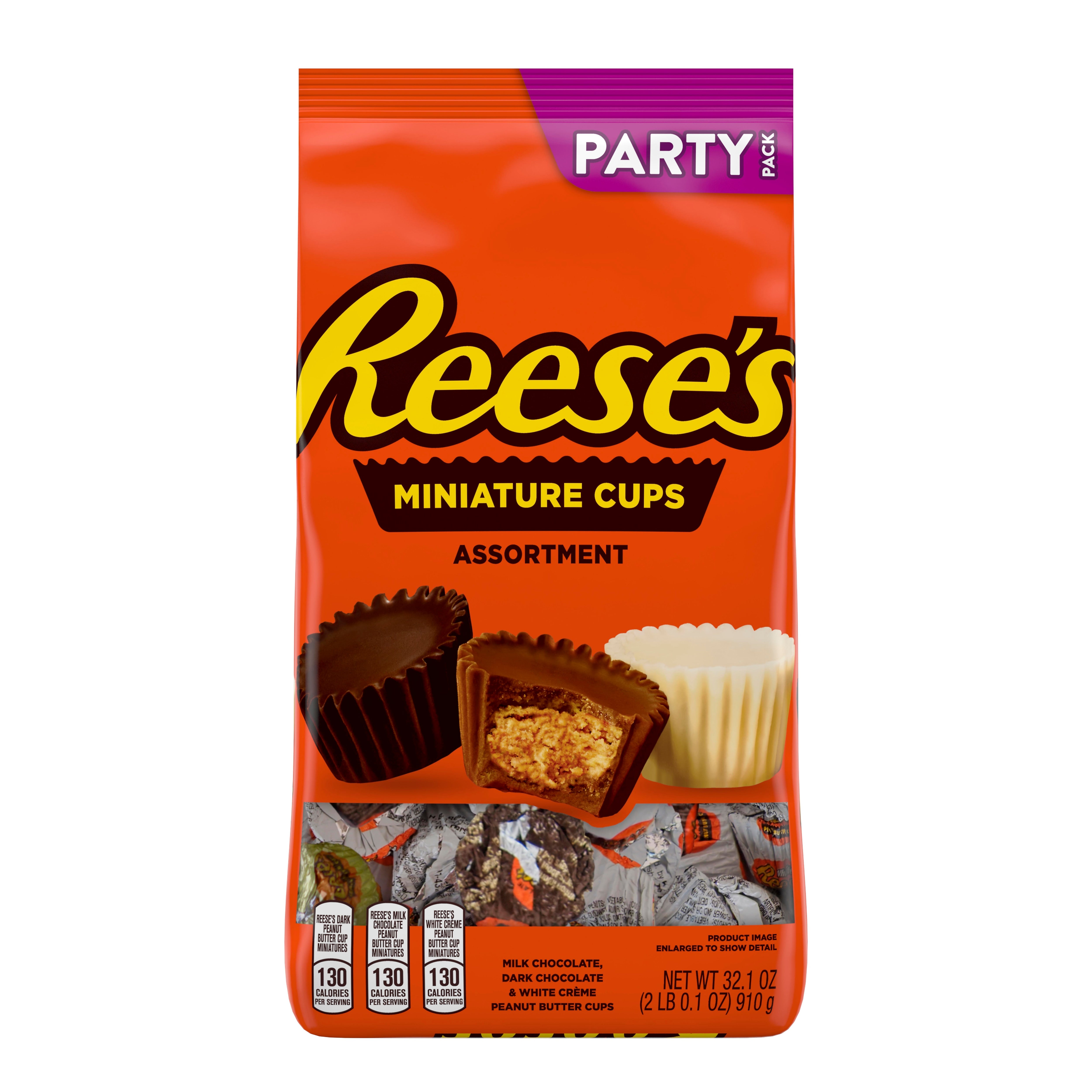 Reese's Miniatures Assorted Milk Chocolate Cup, 32.1 oz.