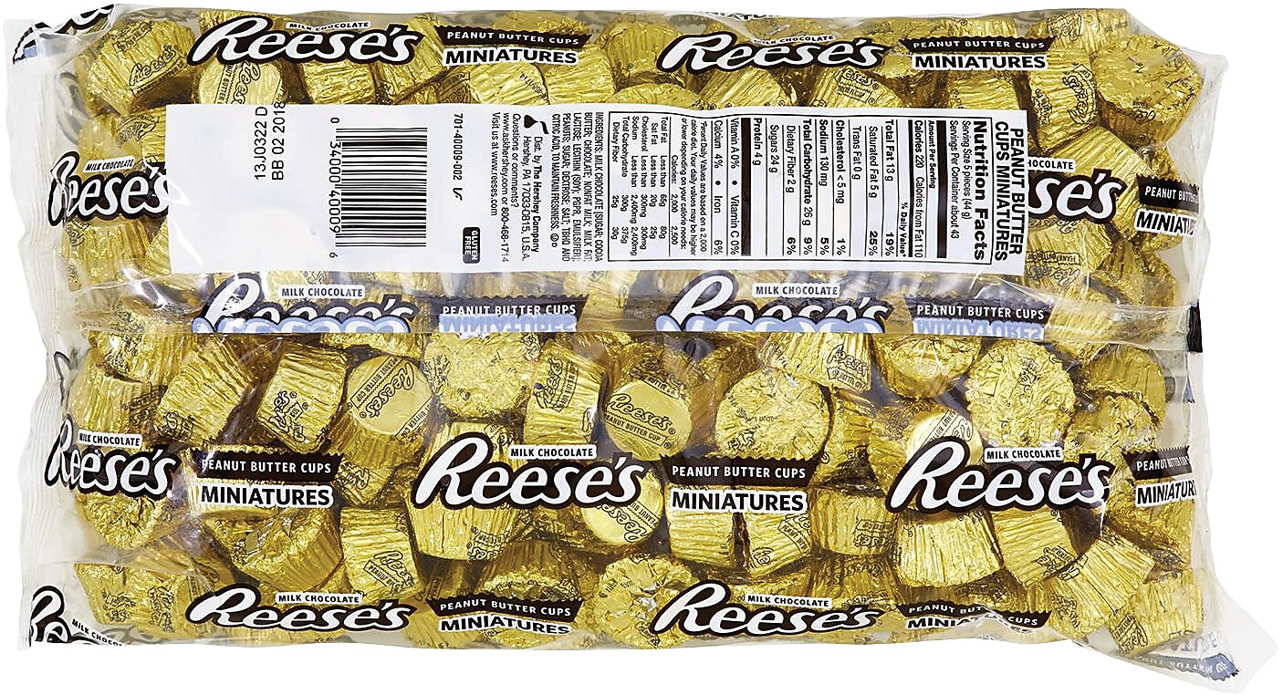 Reese's Peanut Butter Cups Miniatures, 66.7 oz.