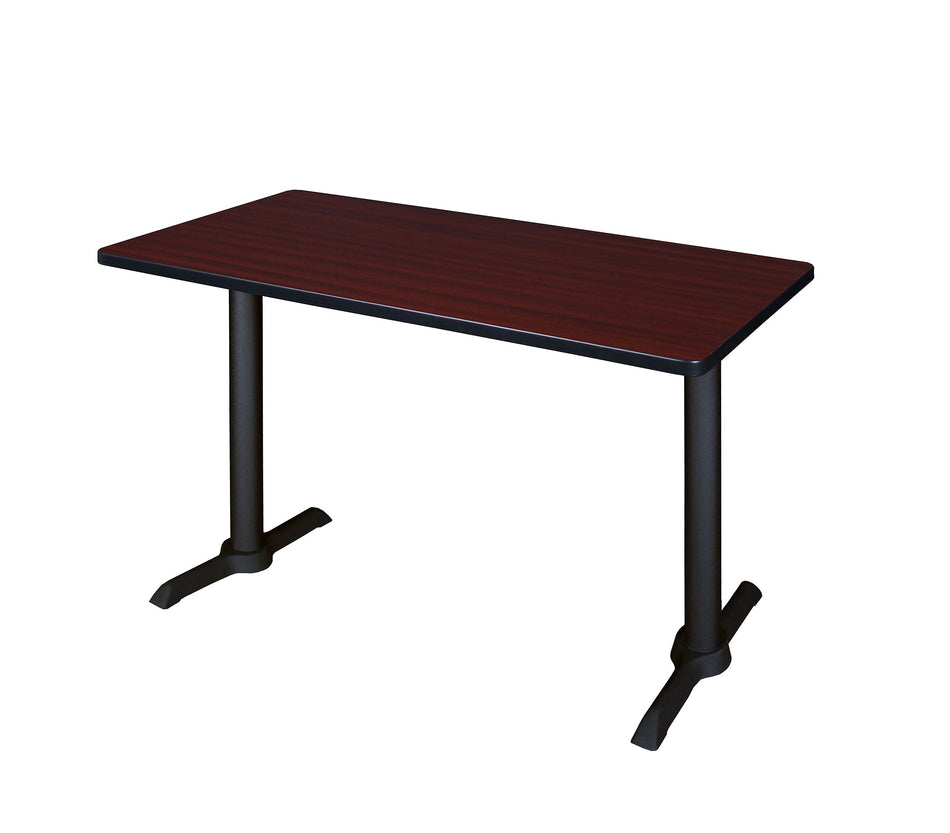 Regency 48-inch Metal & Wood Training Table, Mahogany