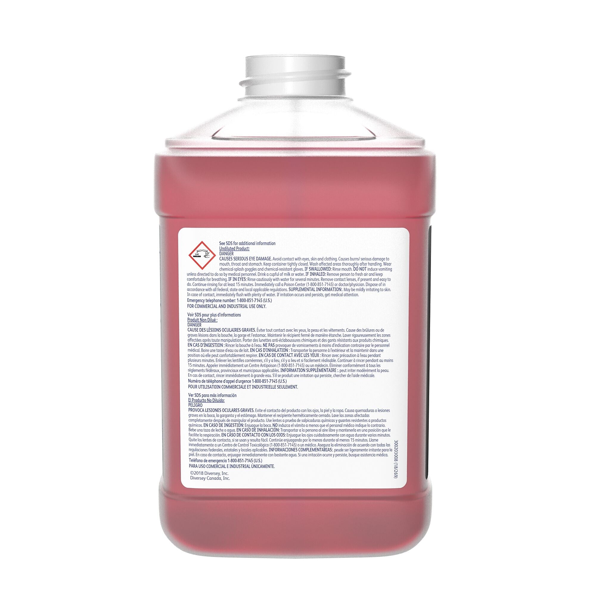 Revive Plus SC 51 Hard Floor Cleaner for Diversey J-Fill, Citrus, 2.5 L / 2.64 U.S. Qt., 2/Carton
