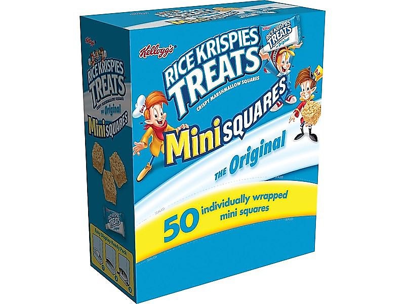 Rice Krispies Treats Marshmallow Cereal Bar, 0.39 oz., 50 Bars/Box