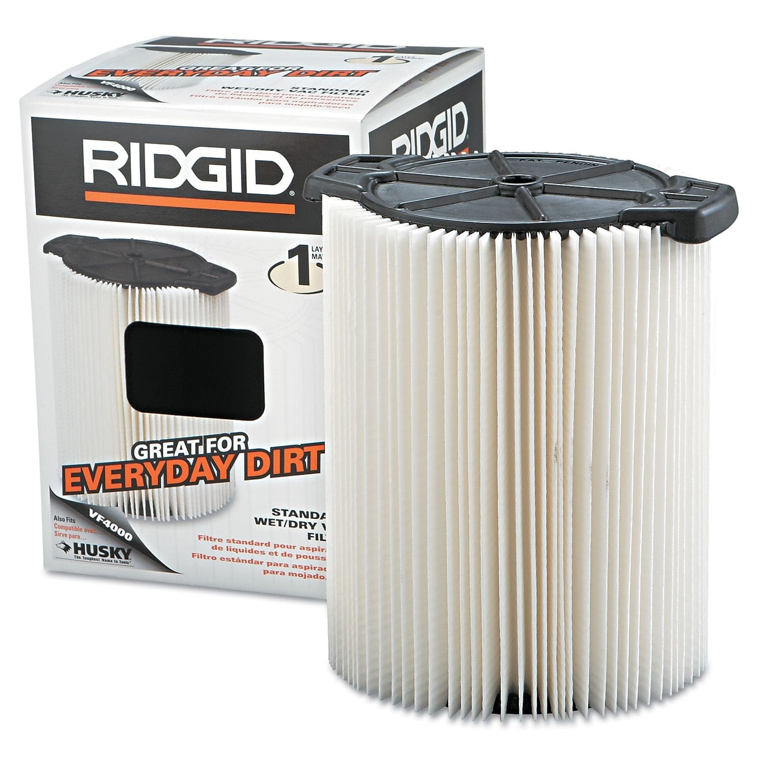 Ridgid Standard Pleated Vacuum Paper Filter