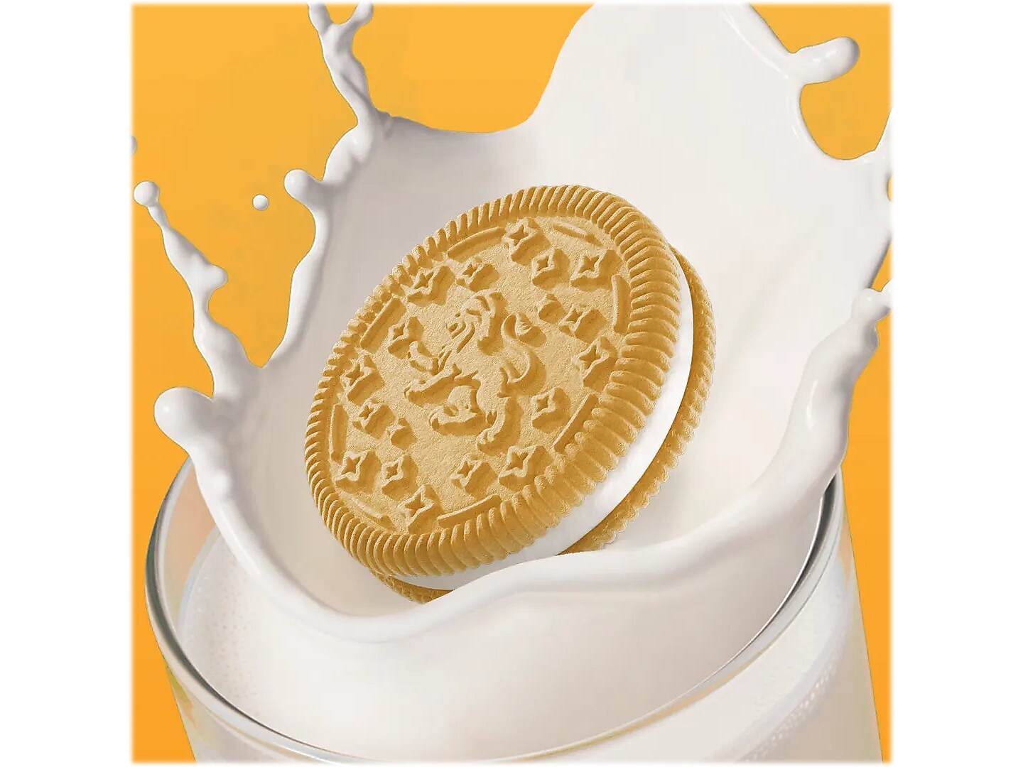 Rip Van Leos Golden Vanilla Sandwich Cookies, 1.69 oz., 10 Packs/Box