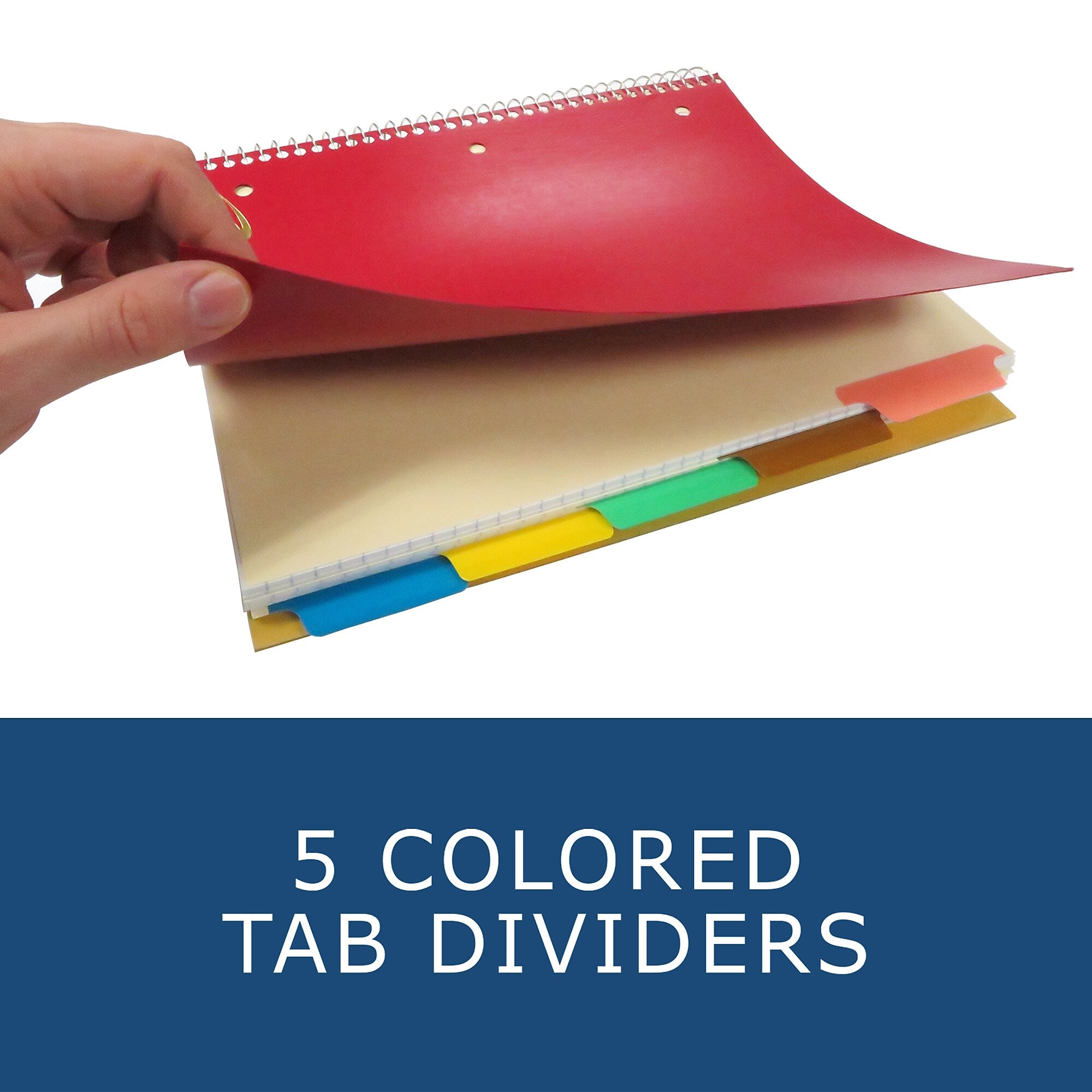 Roaring Spring 5-Subject Notebook, 8.5