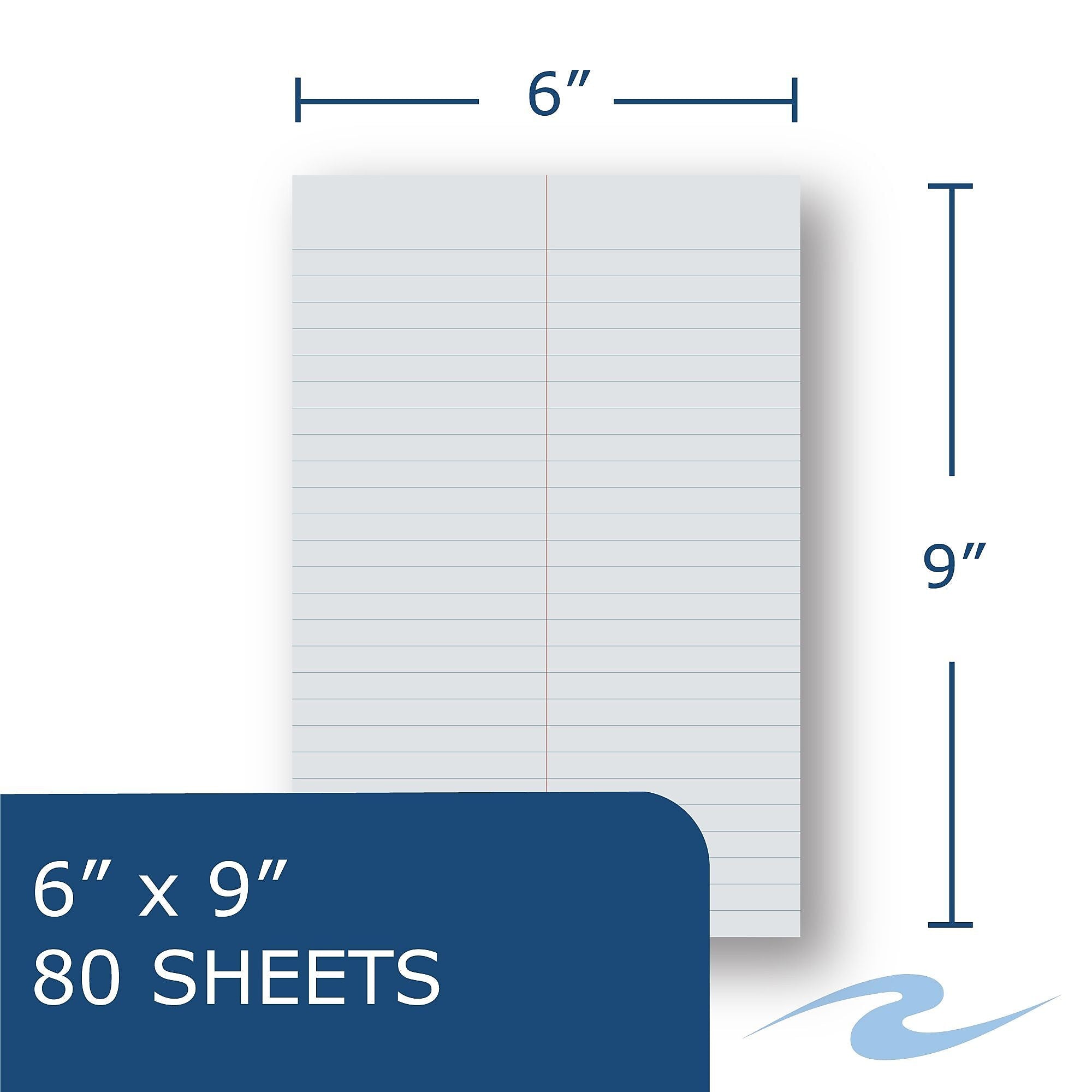 Roaring Spring Enviroshades Steno Notebook, 6