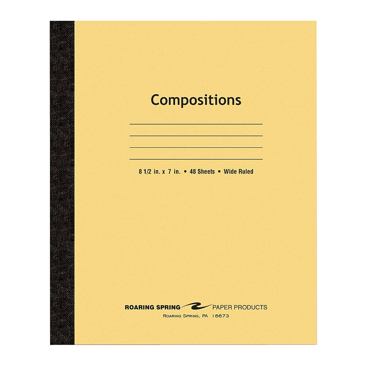 Roaring Spring Paper Products 1-Subject Composition Notebooks, 7