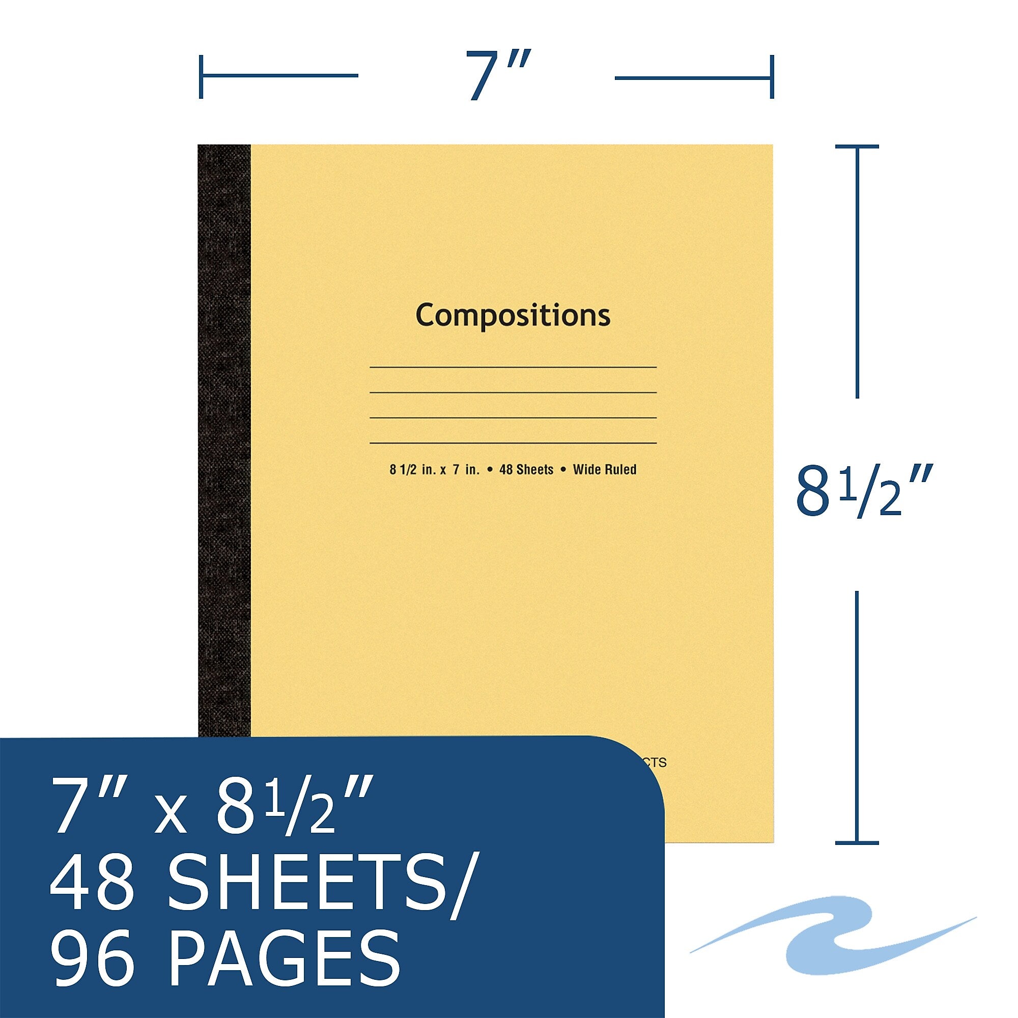 Roaring Spring Paper Products 1-Subject Composition Notebooks, 7