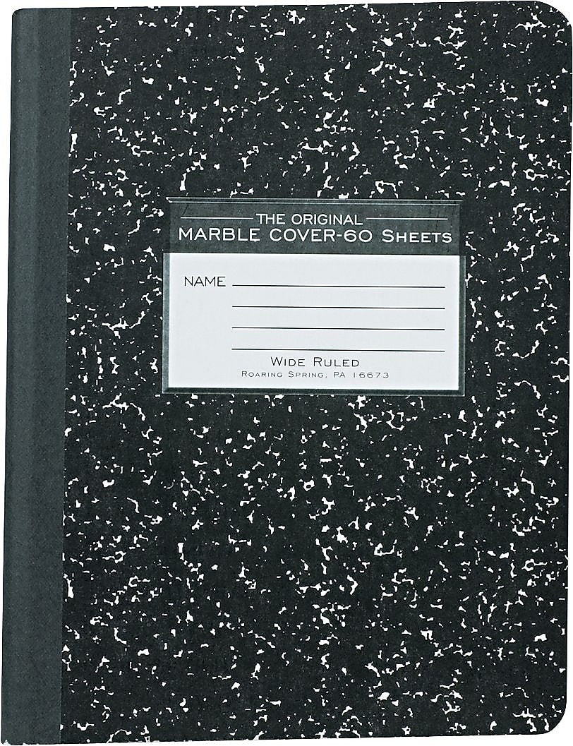Roaring Spring Paper Products 1-Subject Composition Notebooks, 9.75