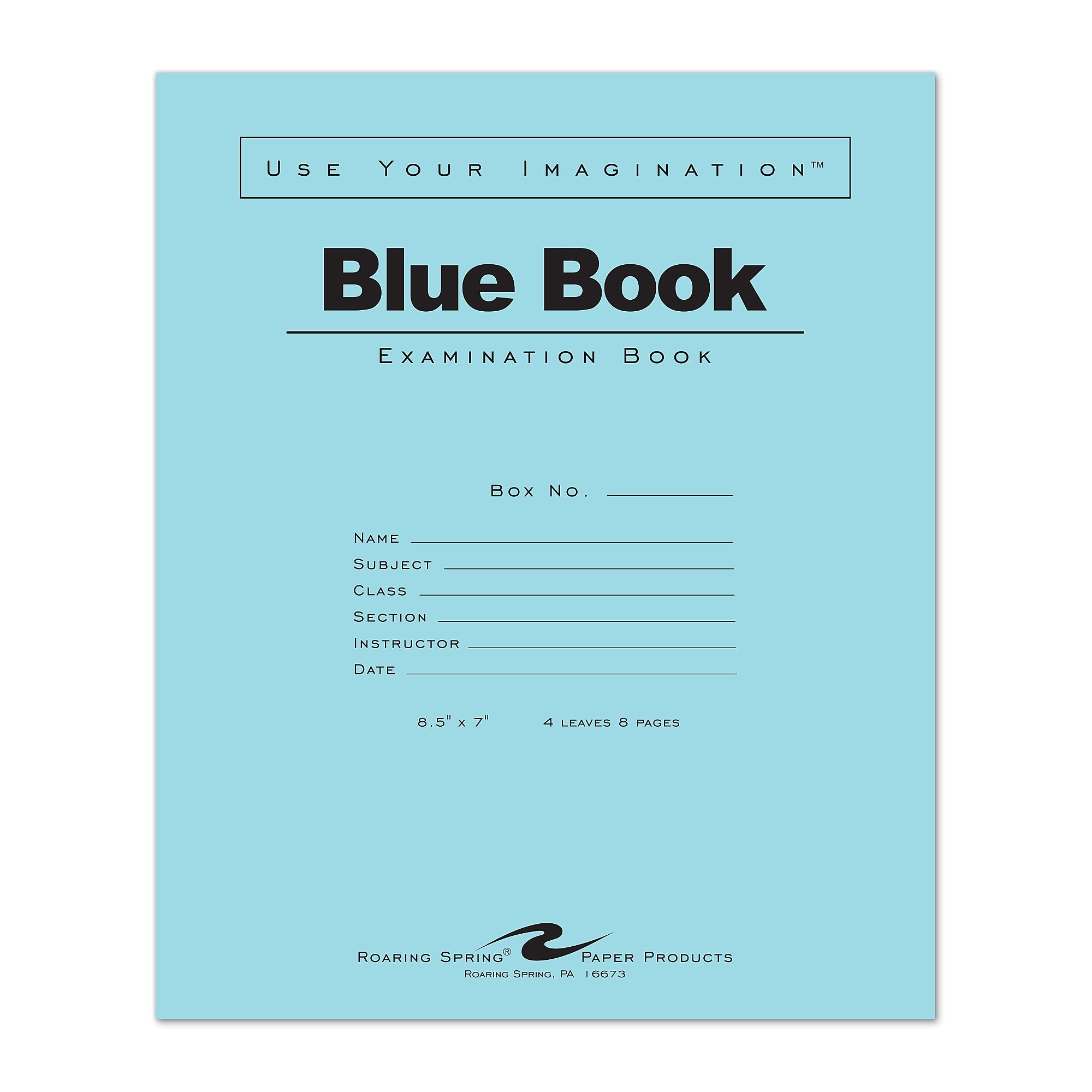 Roaring Spring Paper Products 1-Subject Exam Notebooks, 7