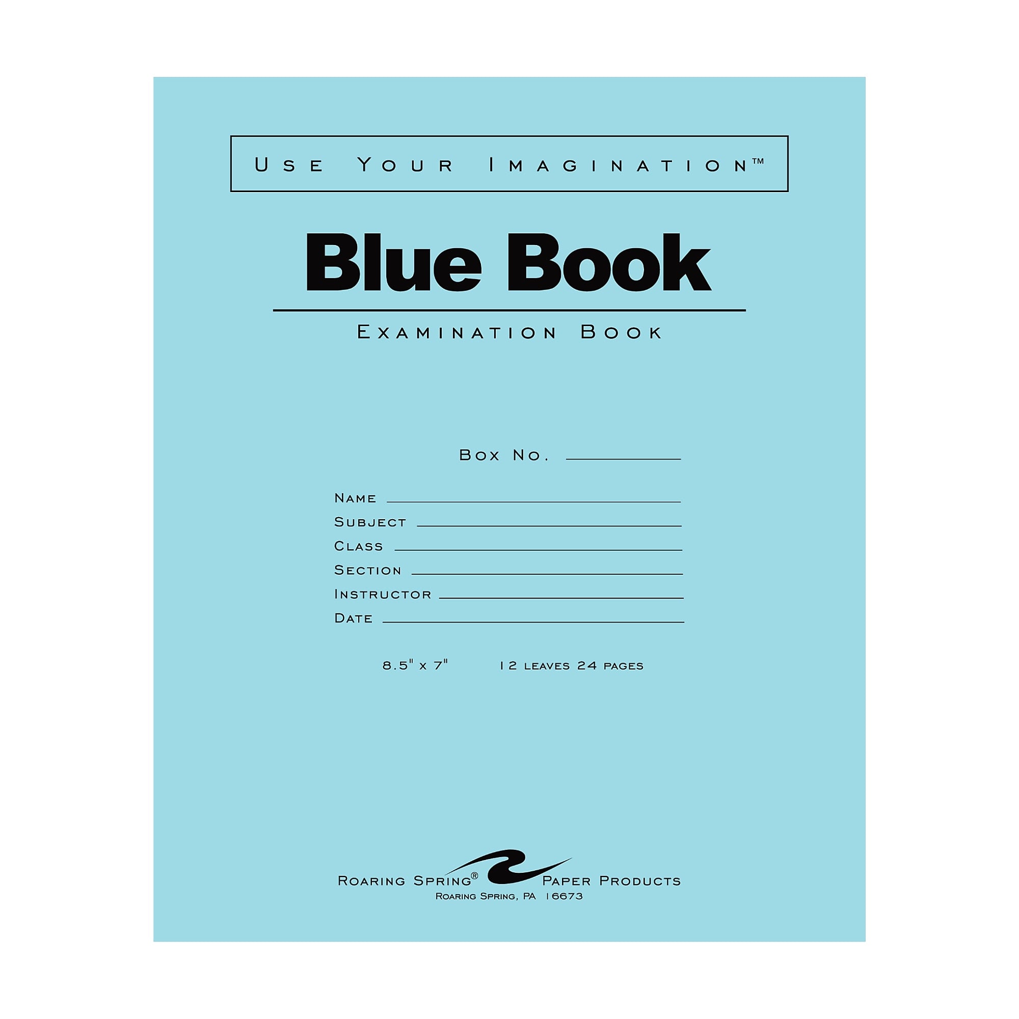 Roaring Spring Paper Products Exam Notebooks, 7